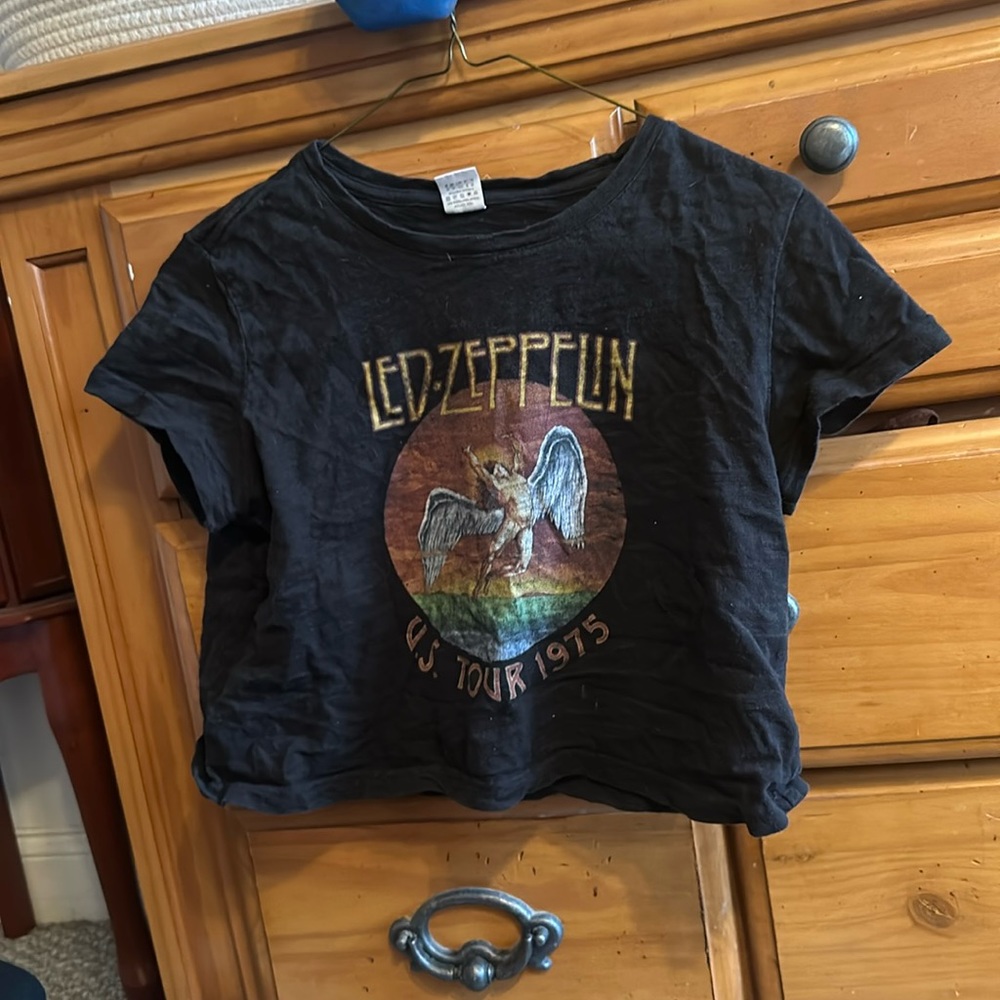 Cropped Led Zepplin tee